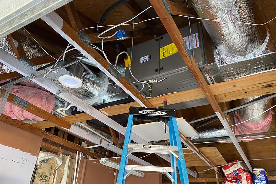 HVAC system installation