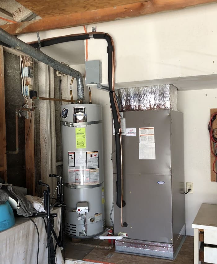 water heater installation