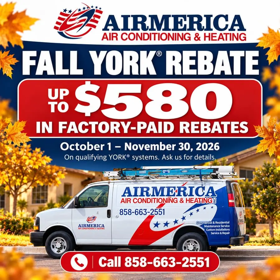 Fall HVAC Installation Rebate